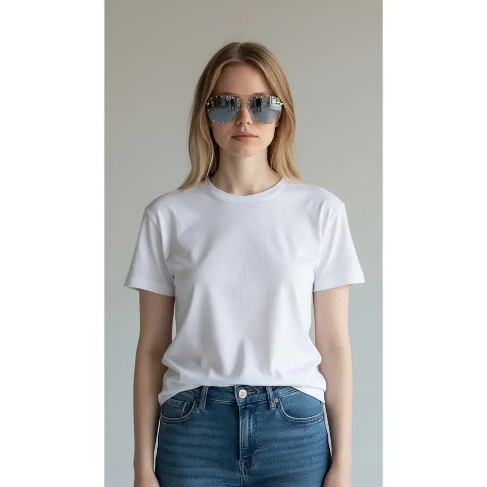 Louis Vuitton Metallic Gold-tone Aviator Mirrored Sunglasses